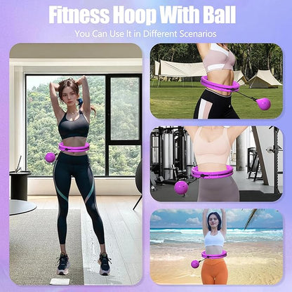 Infinity Weighted Fitness Circle for Adults 32 Detachable