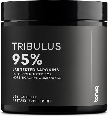 32,500mg 25:1 Concentrated Extract High Strength Tribulus Terrestris for Men - 95% Saponins - 1300mg Concentrated Extract Formula - 120 Caps