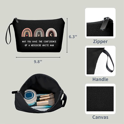 Inspirational Motivational Empowerment Feminist Gifts for Women Female Feminist Cosmetic Makeup Pouch Bag
