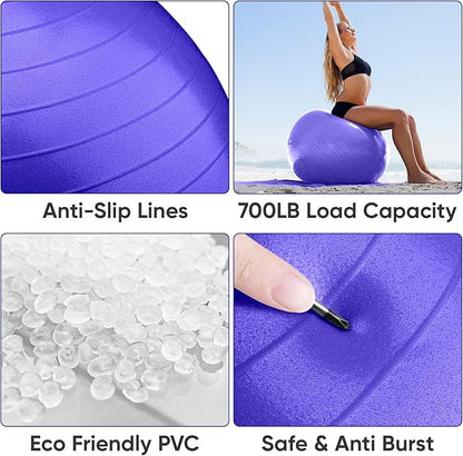 APEXUP Yoga Ball Exercise Ball