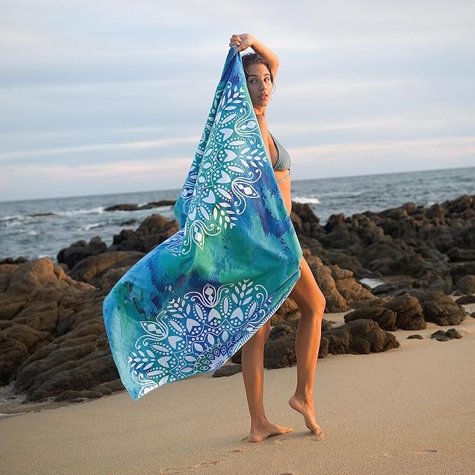 Elite Trend Microfiber Beach Towel - Large 63x31
