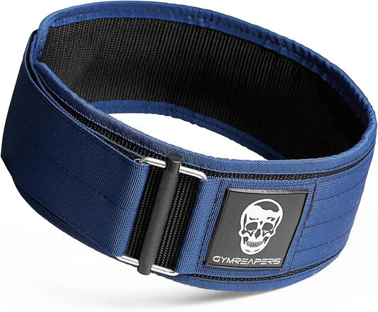 Gymreapers Quick Locking Weightlifting Belt for Bodybuilding 4 Inch