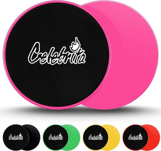 Celebrita Pair of Gliding Discs Core Sliders Ab
