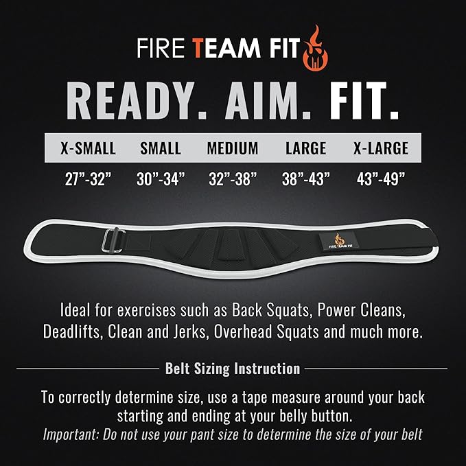 Weight Lifting Belt for Men and Women 6 Inch,