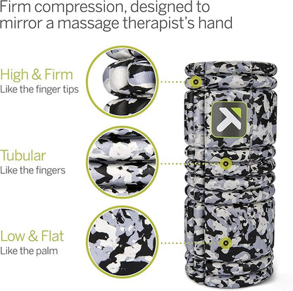 TRIGGERPOINT Grid Foam Roller - Multi-Density Exterior 33cm, Grey