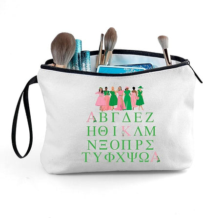 Big Little Sorority Cool Gifts for Women Birthday Female Friend Gift Ideas Make Up Bags Sorority Gifts for Women