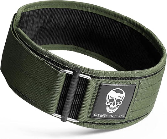 Gymreapers Quick Locking Weightlifting Belt for Bodybuilding 4 Inch