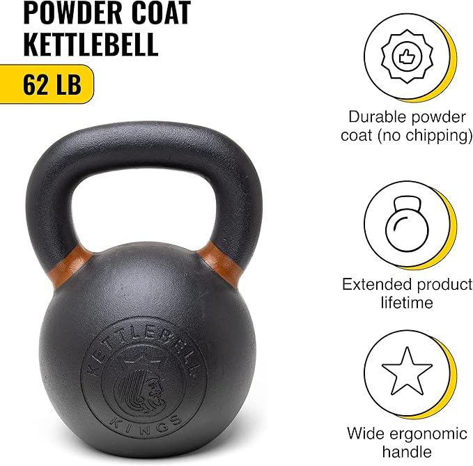 Kettlebell Kings Powder Coated Kettlebell Weights - 9-97