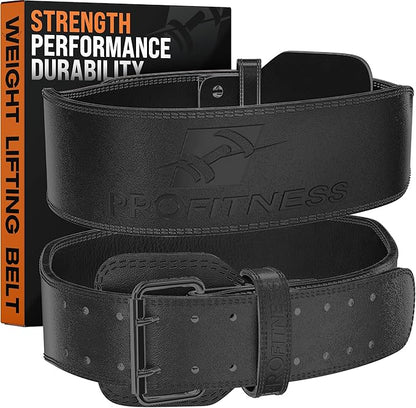 ProFitness Weight Lifting Belt for Men & Women 4" Wide