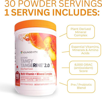 Beyond Tangy Tangerine 2.0 Citrus Peach Fusion - 1lb - 6 Pack