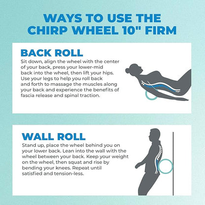 Chirp Wheel Foam Roller - Targeted Back Foam