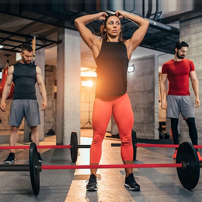 Olympic Barbell Curl Bar EZ Bar Strength Training