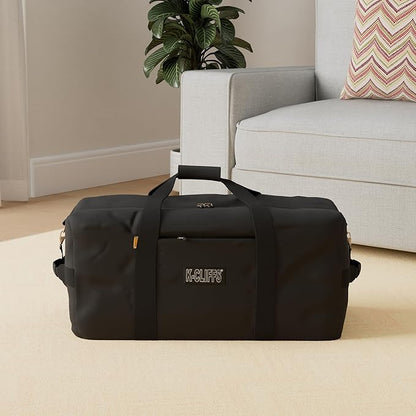 Heavy Duty Cargo Duffel Large Sport Gear Drum Set Equipment Hardware Travel Bag Rooftop Rack Bag (24" x 12" x 12", Navy)