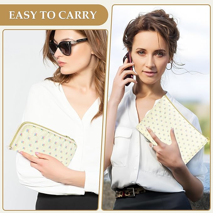 Cosmetis Bag Makeup Bag for Women, Gifts for Girls Stuff Bag, Corduroy Smile Cute Travel Make up Bag Toiletry Bag Girlfriend Teacher Gifts Birthday Gift for Her