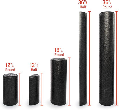OPTP AXIS Firm Foam Roller 18" X 6" Round)