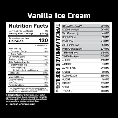 GAT SPORT Nitraflex Whey Protein (2LBS, Vanilla Ice Cream)