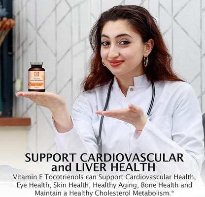 KALA HEALTH Ultra Tocotrienol 200mg Vitamin E Vegan – All 4 tocotrienols - Tocopherol Free - Supports Immune Health & Antioxidant Health Tocotrienols Supplement