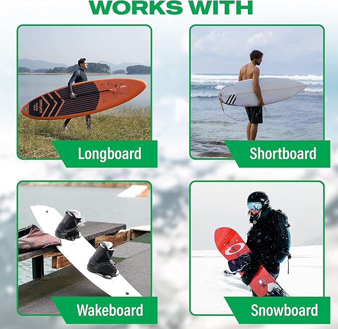 COR Surf Surfboard Wall Rack for Longboards and Shortboards | Beautiful Wood Wall Display Mount Works Indoor and Outdoor