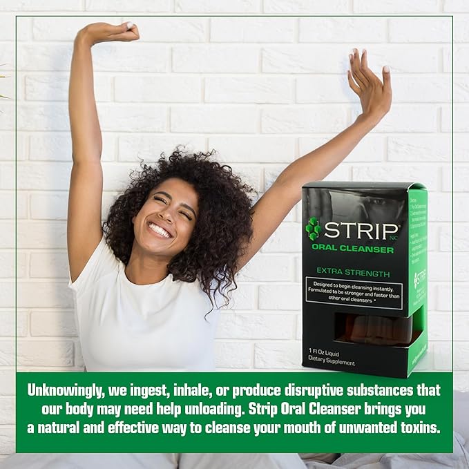 Strip Detox Oral Cleanser Extra Strength Instant Cleansing -Potent Deep System Cleanser - Formulated to Be Stronger & Faster Than Other Oral Cleansers (1 oz)