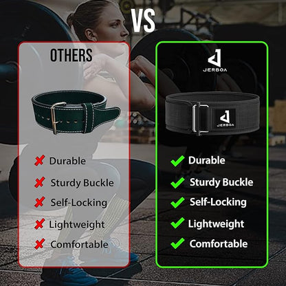 JERBOA Quick Self-Locking Weight Lifting Belts for Men