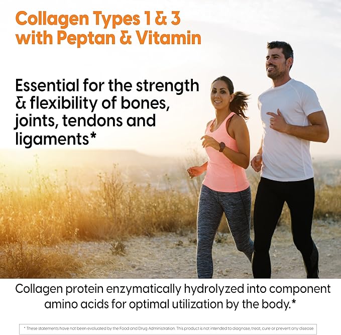 Doctor's Best Collagen Types 1 & 3 with Peptan, Non-GMO, Gluten Free, Soy Free, Supports Hair, Skin, Nails, Tendons & Bones, 1000 Mg, 540 Tablets