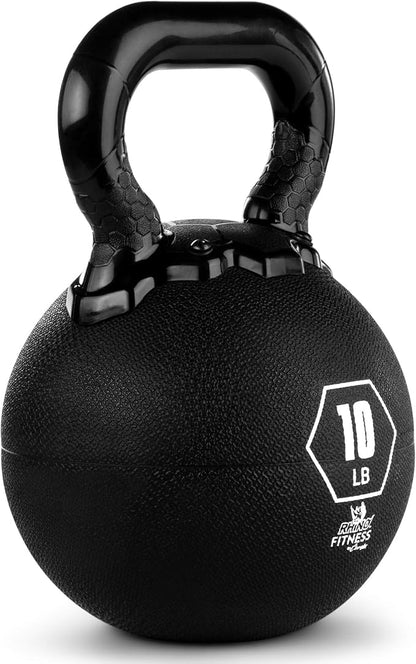 Champion Sports Rhino Kettlebell Rubber Weights