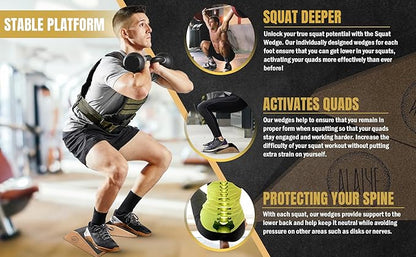 Squat Wedge Blocks (Set of 2) â€“ Non-Slip