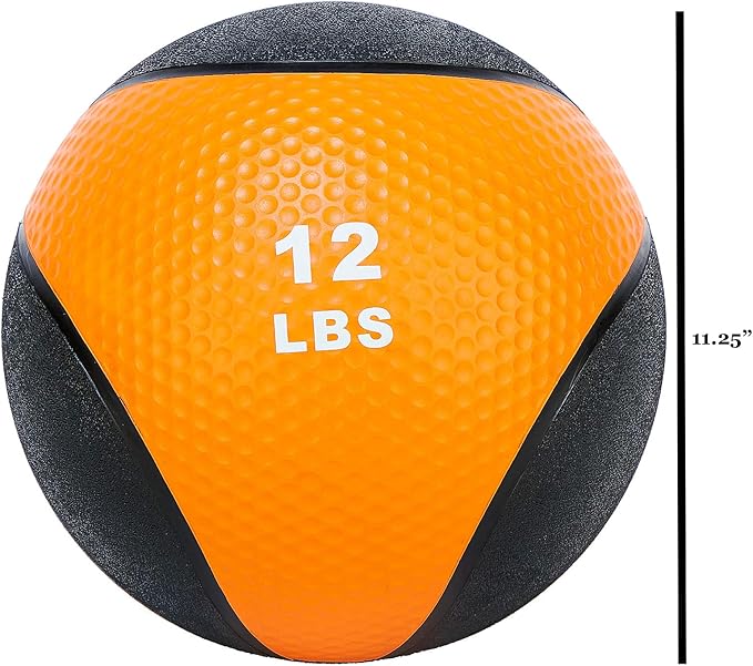 Signature Fitness Workout Exercise Fitness Weighted Medicine Ball