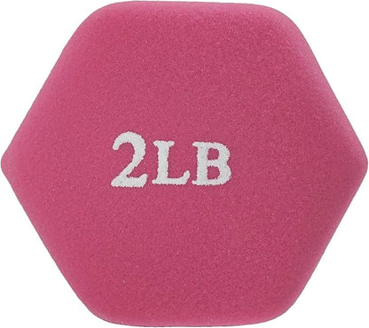 Sunny Health & Fitness Neoprene Coated Hex Shaped 2LB, 5LB, 5LB, 8LB, 8LB, 10LB 10LB
