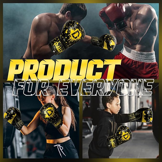 DALLX Boxing Gloves for MMA Fitness Kickboxing Heavy Punching Bag Muay Thai Sparring Gloves for Men and Women