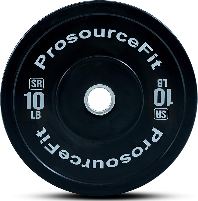 ProsourceFit Solid Rubber Bumper Plates (Sold Individually)