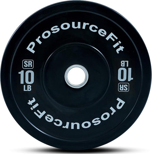 ProsourceFit Solid Rubber Bumper Plates (Sold Individually)