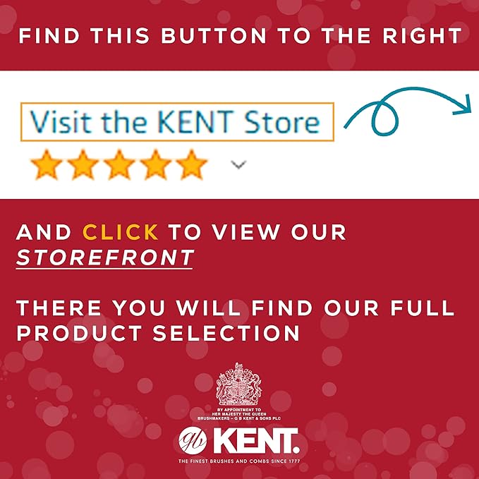 Kent 16T Fine Tooth and Wide Tooth Comb for Daily Grooming, Handmade Styling Comb for All Hair Types, Styling and Detangling Combs for Men and Women