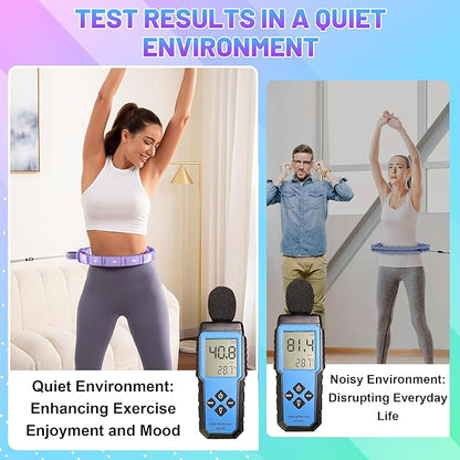Weighted Workout Hoop for Adult Weight Loss - 48" Infinity