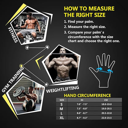 ihuan Ventilated Weight Lifting Gym Workout Gloves
