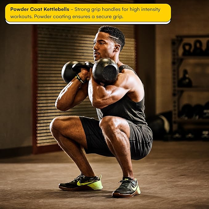 Kettlebell Kings Powder Coated Kettlebell Weights - 9-97