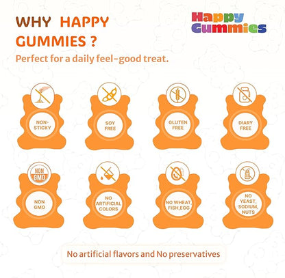 Kids Multivitamin, 60ct Strawberry, Orange and Cherry Flavored Gummies