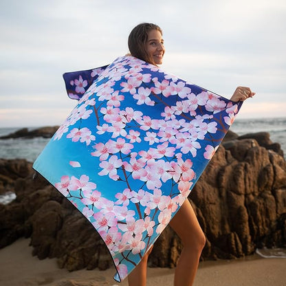 Elite Trend Microfiber Beach Towel - Extra Large 78x35 Inch