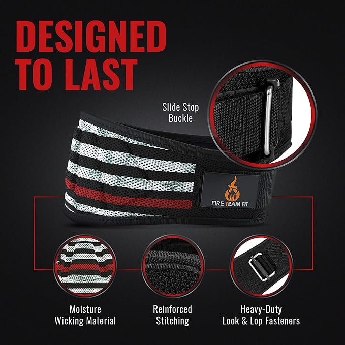 Weight Lifting Belt for Men and Women 6 Inch,