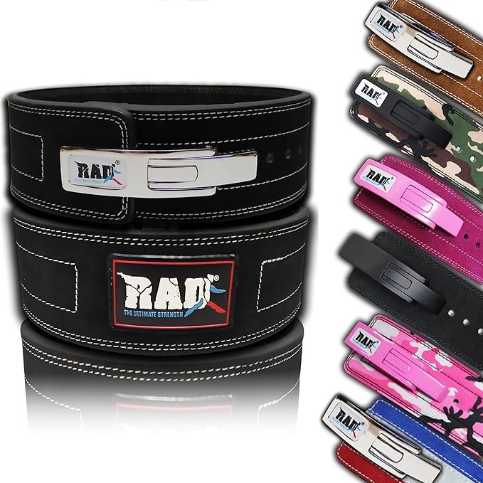 RAD Weight Lifting Belt for Men & Women 4 Inch 10 mm