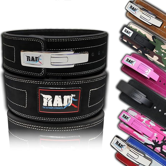 RAD Weight Lifting Belt for Men & Women 4 Inch 10 mm