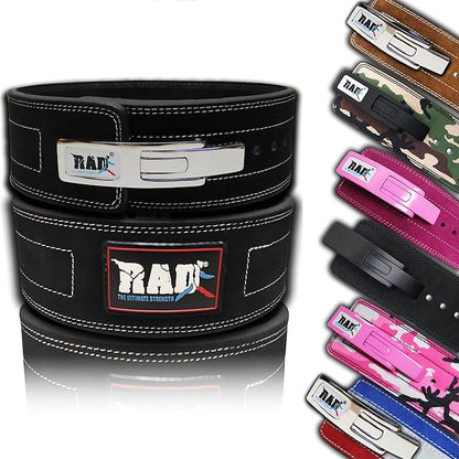 RAD Weight Lifting Belt for Men & Women 4 Inch 10 mm