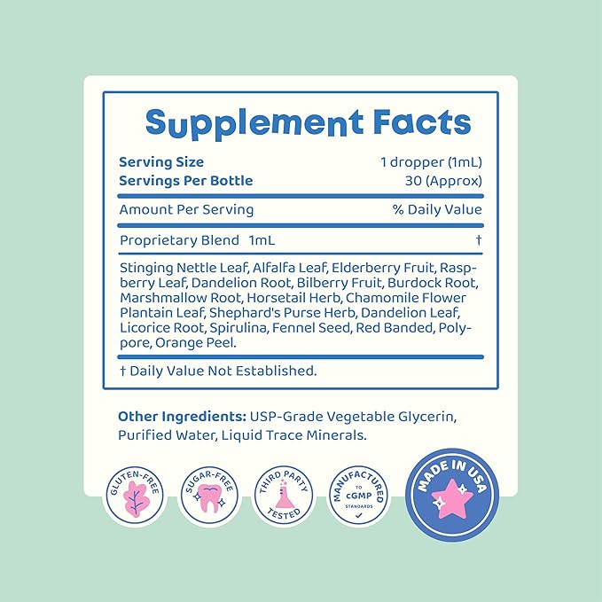 JoySpring Vital Vits - Kids Liquid Multivitamin - 1 fl oz (30 Servings) | Herbal Liquid Vitamins for Kids | Natural Flavor | Toddler Liquid Multivitamin for Kids with Elderberry, Spirulina, and More