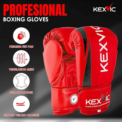 Punching Bag for Adults 4FT- Premium Heavy Duty Boxing Bag Set with 12OZ Boxing Gloves –Unfilled Hanging Kickboxing Bag for MMA, Karate, Judo, Muay Thai and Self Defense Training