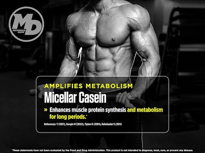Biotest Metabolic Drive Functional Protein - Whey Isolate/Micellar Casein Blend - Lab-Tested (2lb, Chocolate)