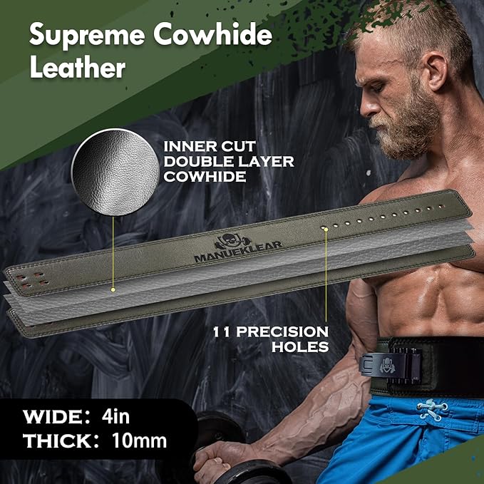 Lever Belt Weightlifting 10mm Back