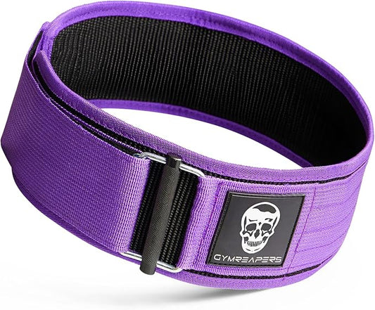 Gymreapers Quick Locking Weightlifting Belt for Bodybuilding 4 Inch