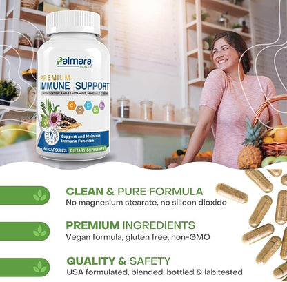 Premium Immune Support, 60 Capsules (2)