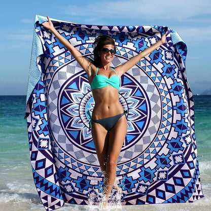 Elite Trend Microfiber Beach Towel - XXL 72x72