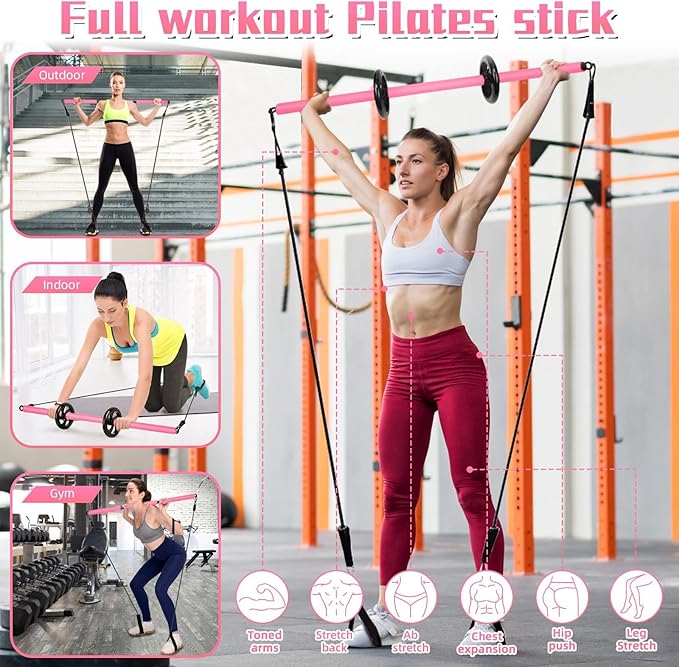 Portable Resistance Band Bar